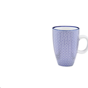 Tasse PATTERN 9cl - 6 pièces - Dark blue