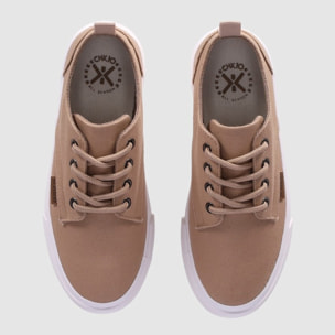 Deportivos de Tejido - Taupe - Tacón: Bajo