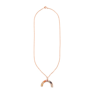 Collar Draca acabado oro rosa 18k