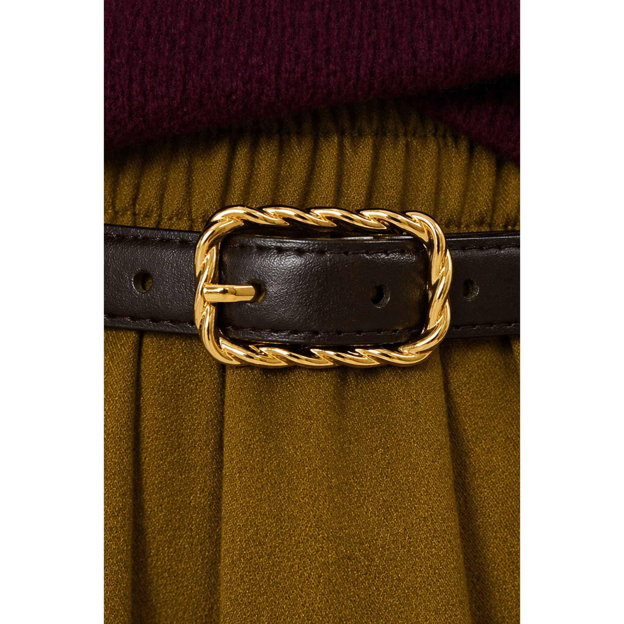 Kocca - Gonna midi da donna in viscosa con spacco laterale Donna