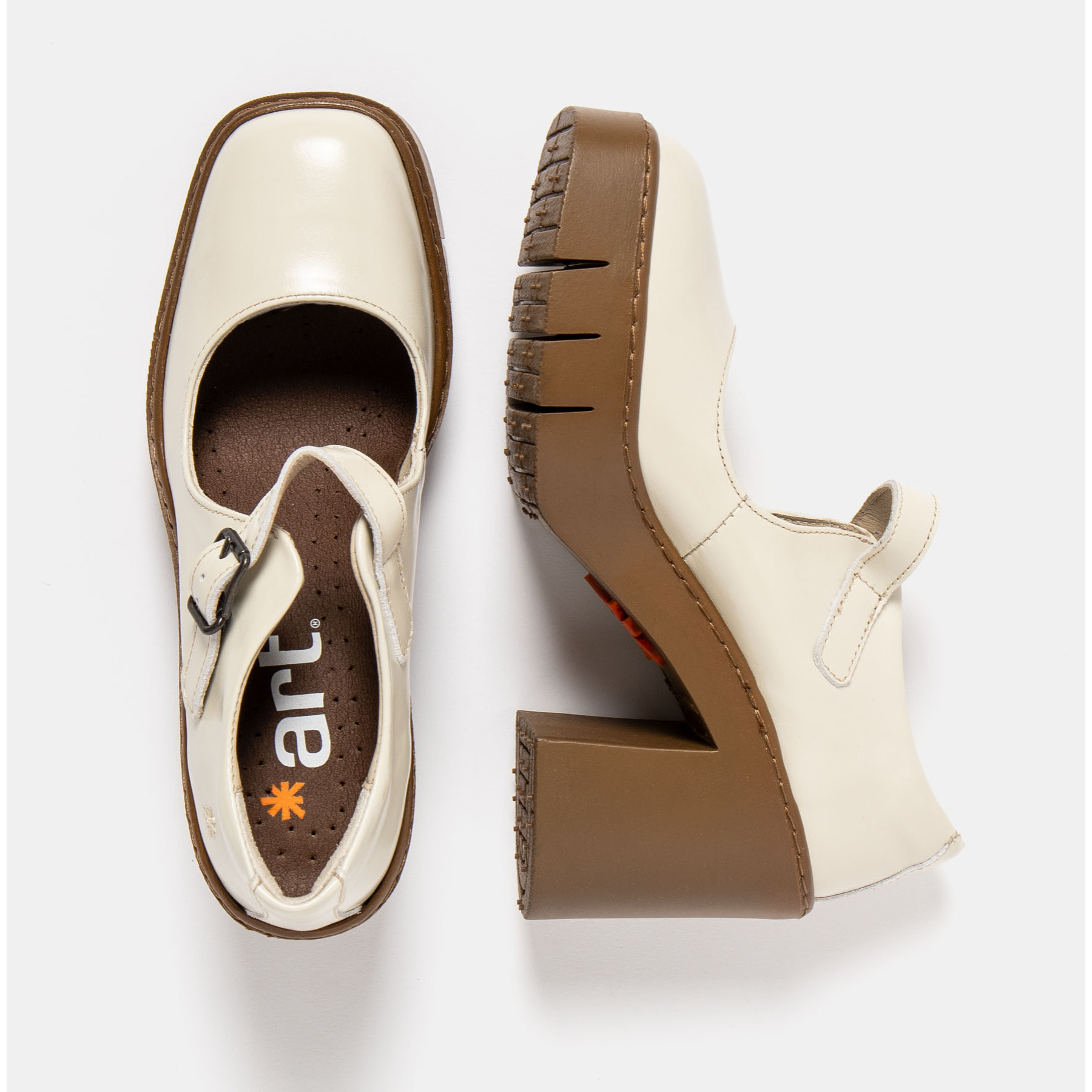 Zapatos 1984 NAPPA SHINNY CHAMPAGNE/BERNA color Champagne