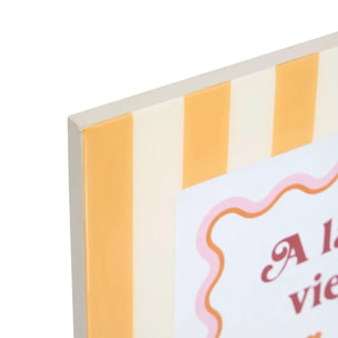 Cadre-photo Cheri jaune 18x23cm