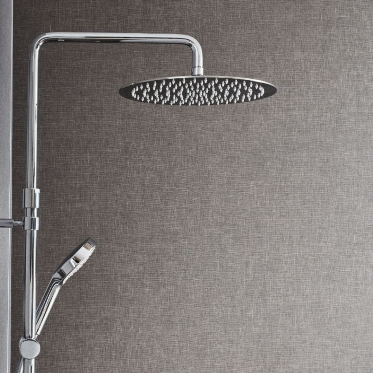 Colonne douche thermostatique Metro 3 jets, économie d'eau, chromé