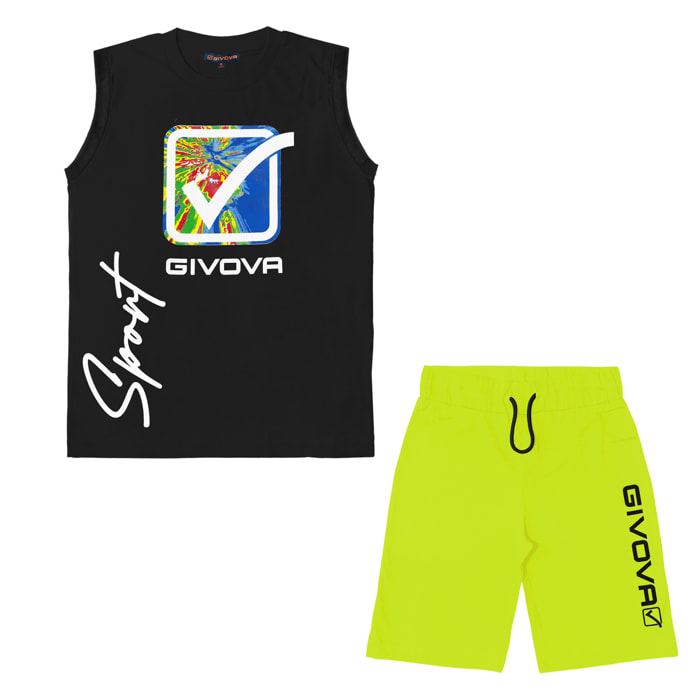 Completo Corto Bimbo Ragazzo GIVOVA Cotone