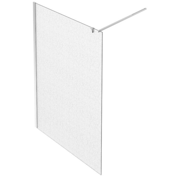 Paroi de douche Contra textile 140cm + kit profilé Chromé