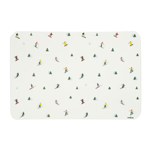 Set 6 tovagliette rettangolari Excelsa – Cortina, Polipropilene bianco