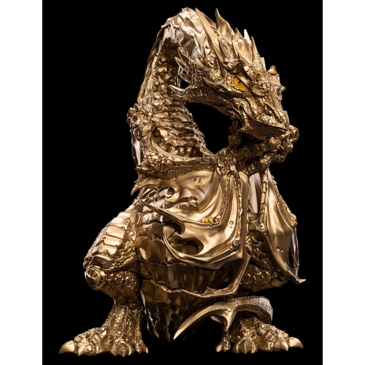 Lo Hobbit Mini Epics Vinile Figura Smaug The Golden (edizione Limitata) 29 Cm Weta Workshop