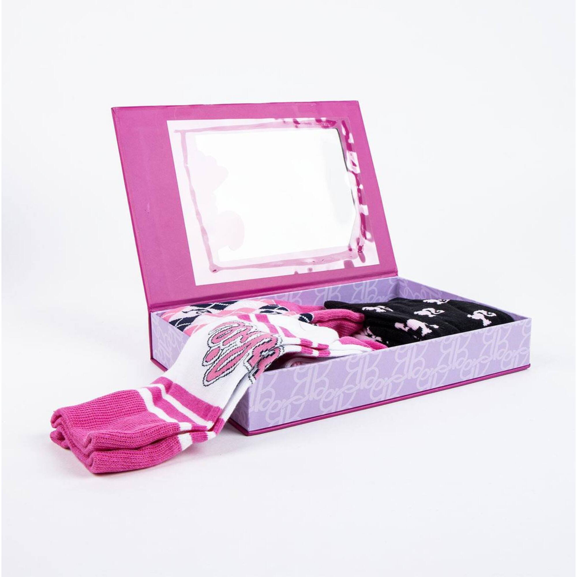 Pack de 3 calcetines barbie