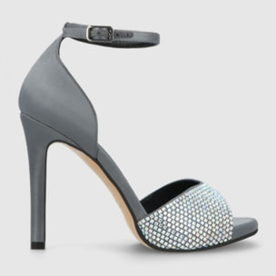 SANDALIAS PLATEADAS YAZI-TE