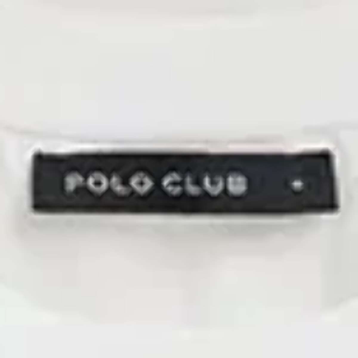 Camiseta blanca de corte holgado con parche Polo Club