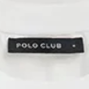 Camiseta blanca de corte holgado con parche Polo Club