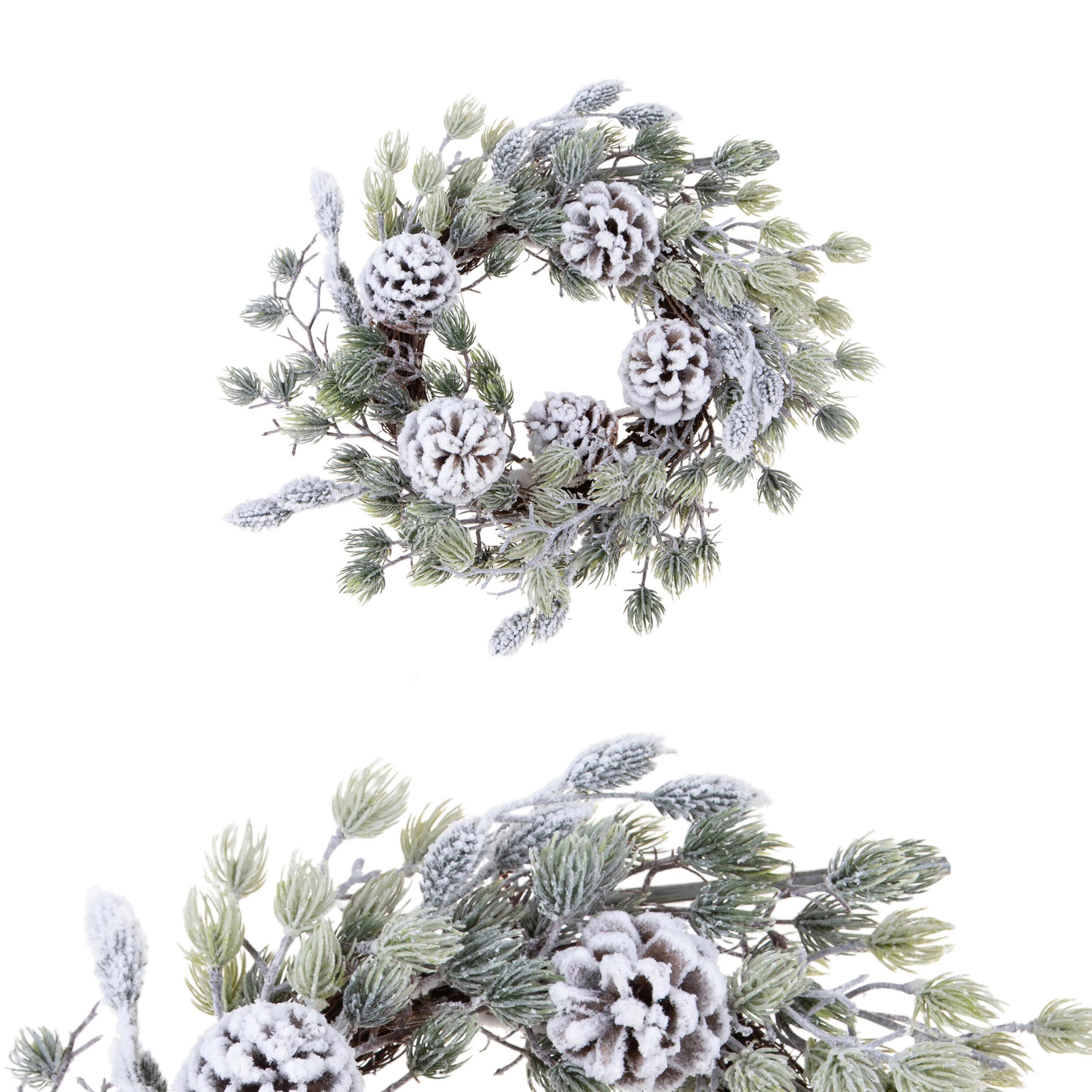 Corona natalizia - Pezzi 1 - 46xH12x46cm - Bianchi Dino SpA