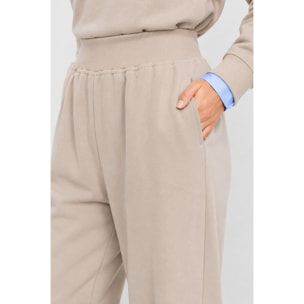 Kocca - Pantaloni da donna in cotone a vita alta e gamba larga Donna