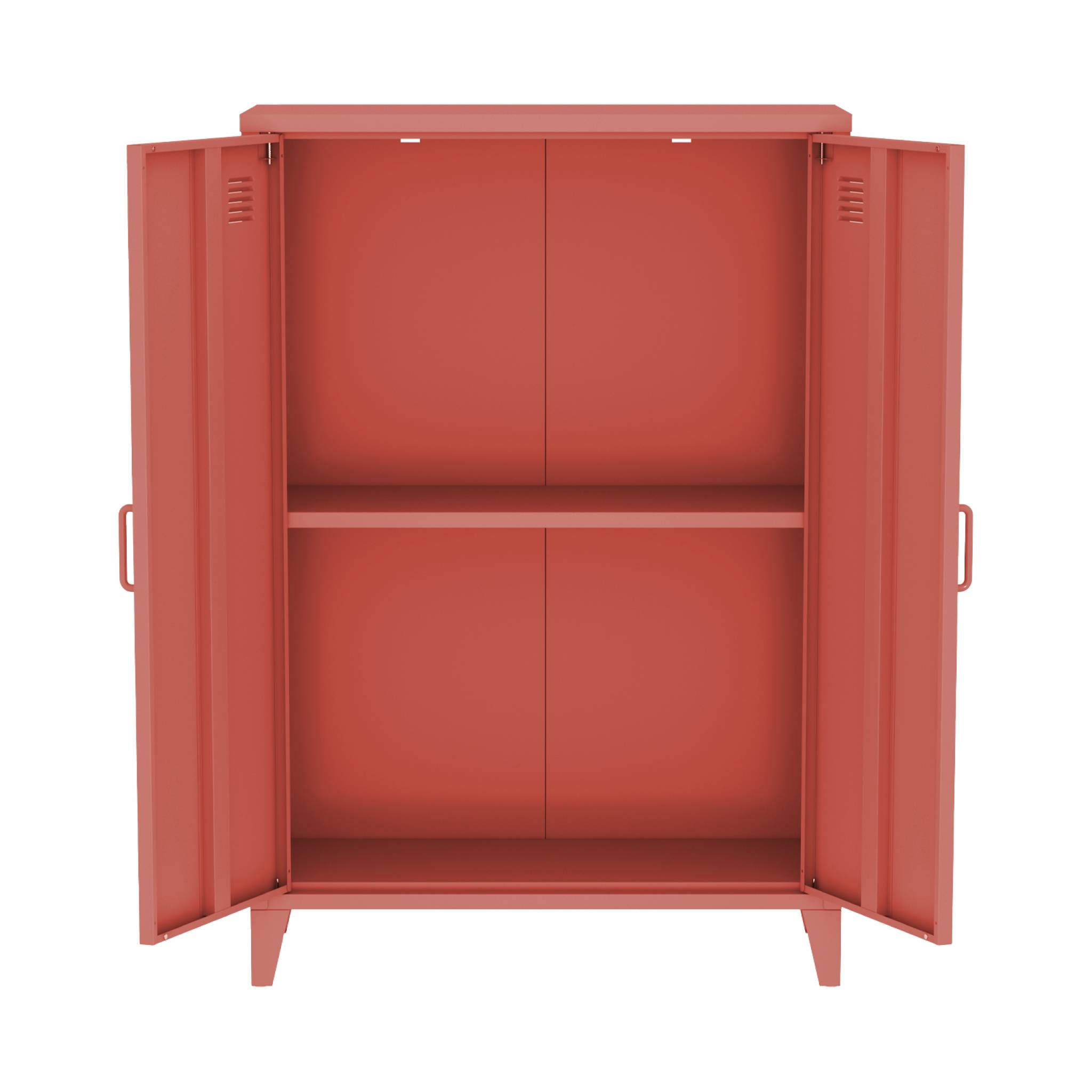 Commode/armoire métal 2 portes (lot de 2) SOHO