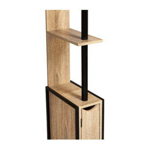 Etagère WC 2 portes bois/métal Timeo