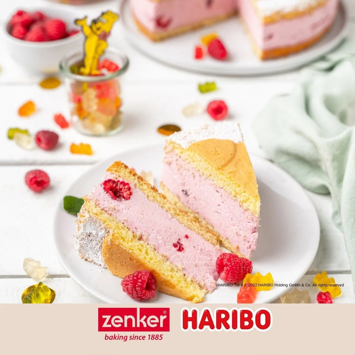 Moule à manqué à charnière 26 cm Zenker Haribo