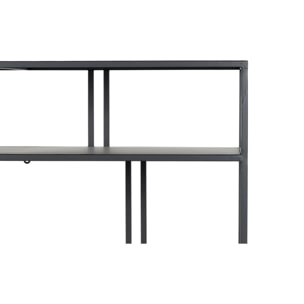 Consola Metal Negro 100x30x90 Cm