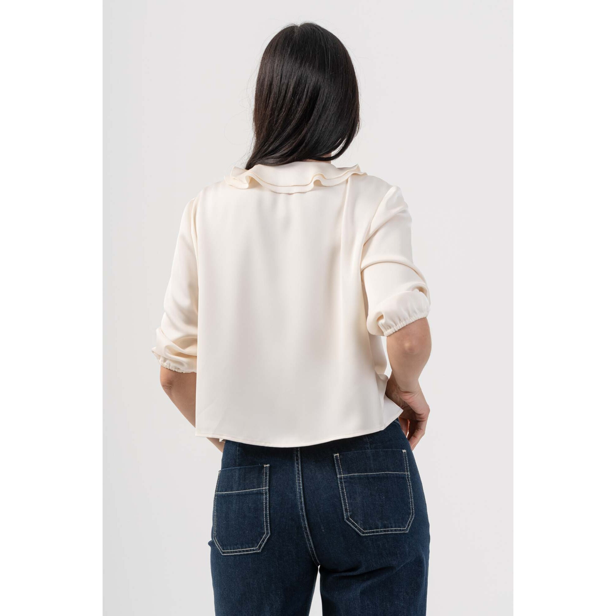 Kocca - Blusa con ruches Donna