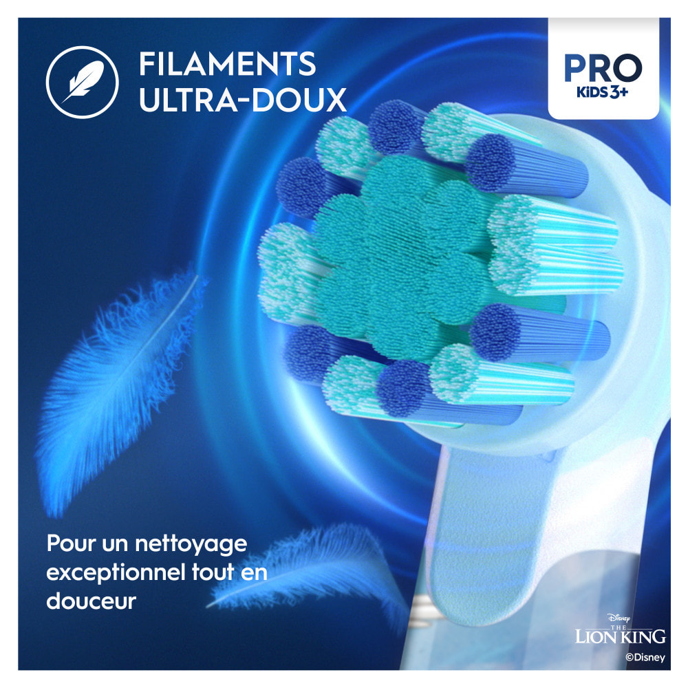 Oral-B Vitality Pro Kids - Le Roi Lion - Brosse À Dents Électrique