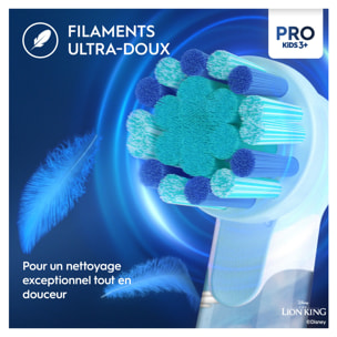 Oral-B Vitality Pro Kids - Le Roi Lion - Brosse À Dents Électrique