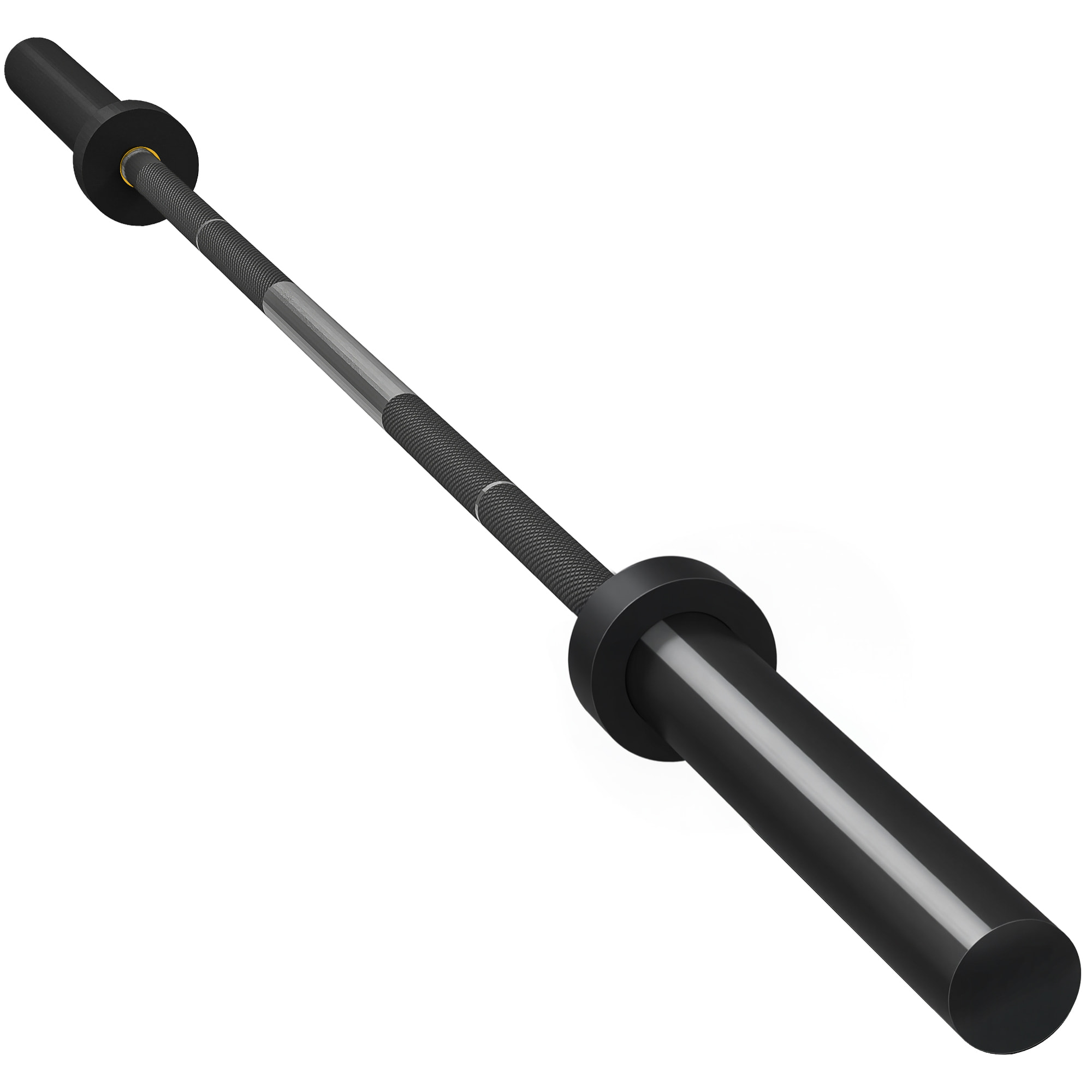 Barre olympique 200Kg 1,8m dia.5cm butées noir