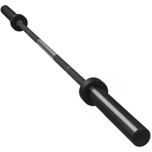 Barre olympique 200Kg 1,8m dia.5cm butées noir
