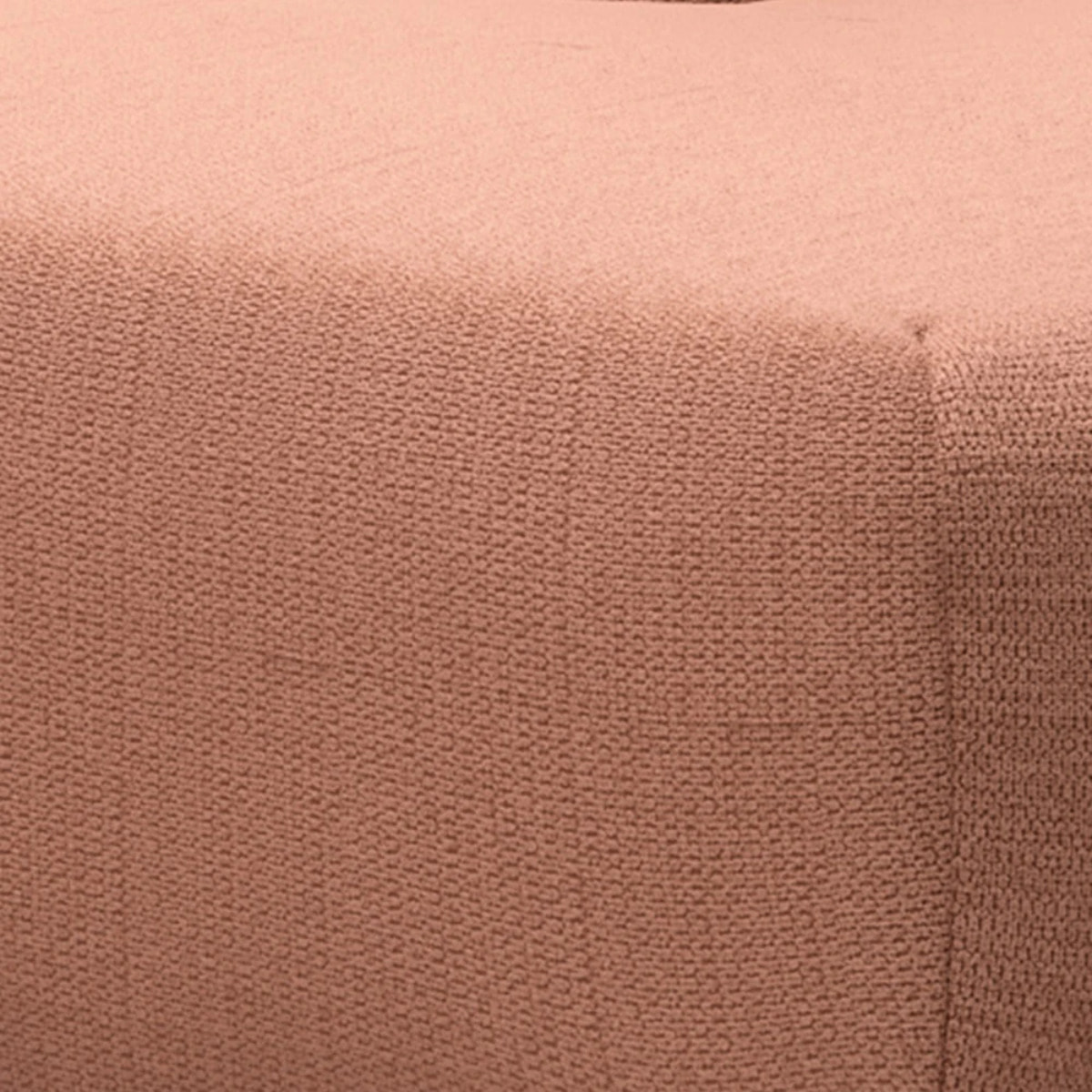 NALA - Canapé d'angle droit convertible 4 places en tissu orange
