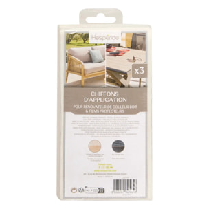 Lot de 3 chiffons d'application