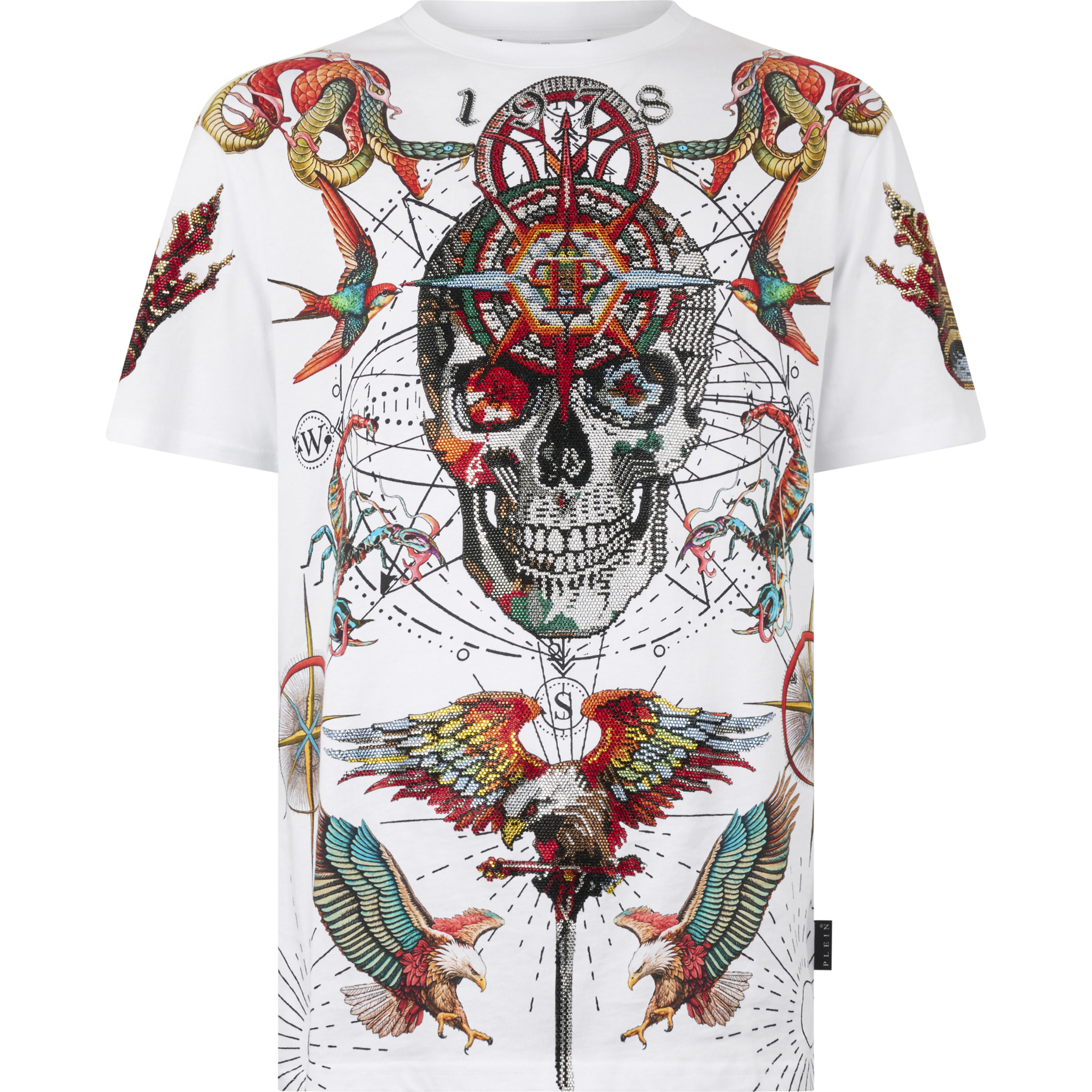 PHILIPP PLEIN Camiseta Cuello Redondo Ss TATTOO