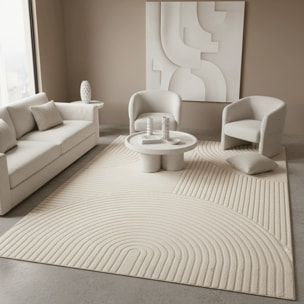 Tapis moderne Vibu motif simple et tendance