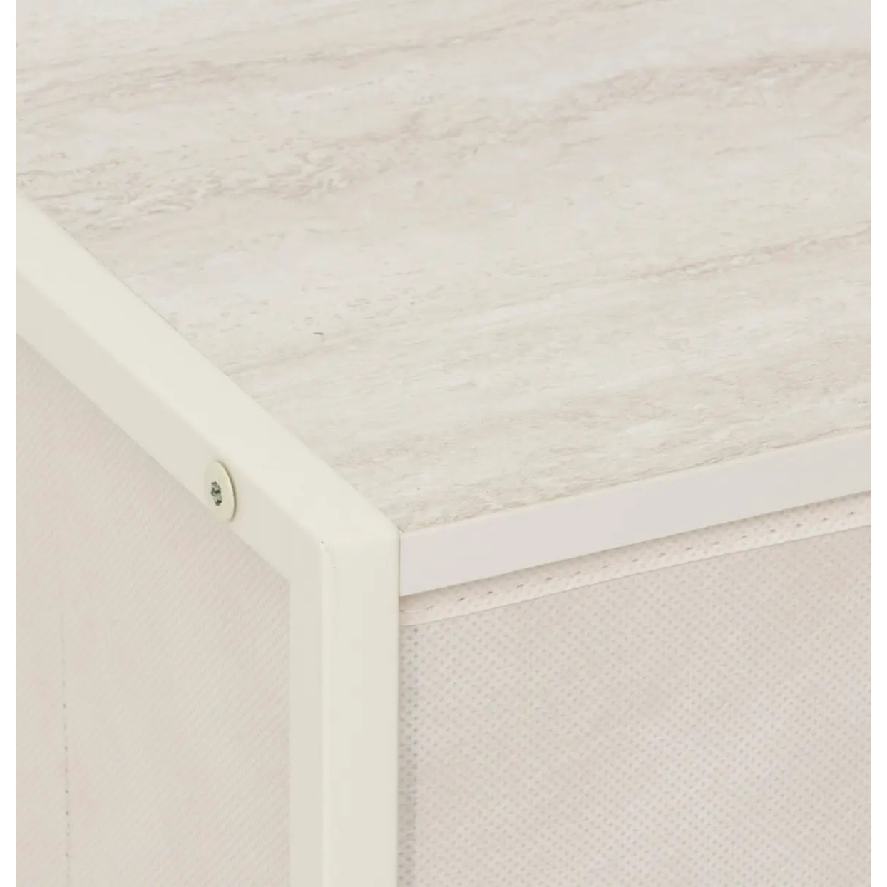 Dressing Tissa 4 patères 1 tiroir beige