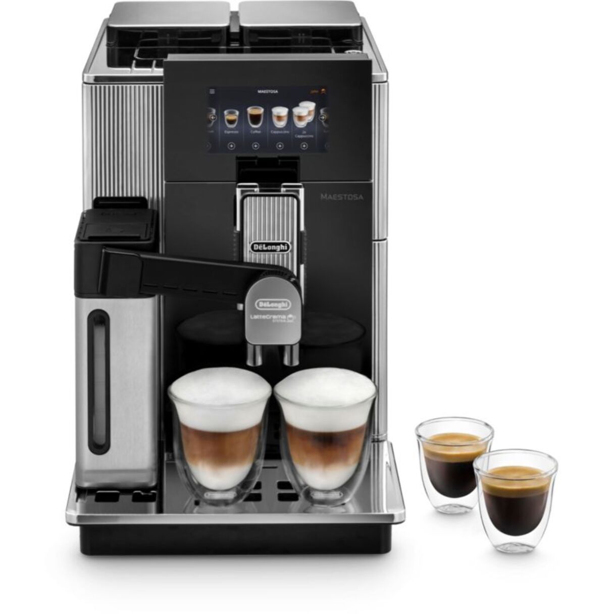 Expresso Broyeur DELONGHI Maestosa EPAM960.75.GLM connecté inox