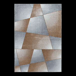 Tapis salon et chambre tissé motif pastel BECA