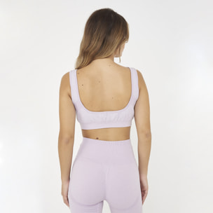 Crop top da allenamento o yoga con imbottitura Maddy