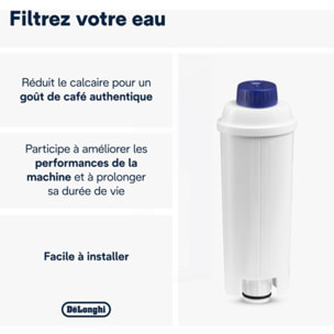Filtre DELONGHI DLSC002, Cartouche Filtrante Anti-Calcaire pour Machines à Café