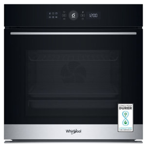 Four encastrable fonction vapeur WHIRLPOOL WOI5S8PM1SXAF - Pyrolyse - Chaleur tournante - Vapeur - Porte froide - Rails télescopiques