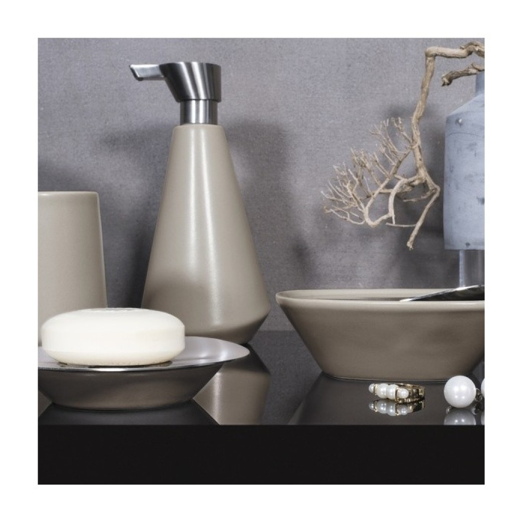 Distributeur de savon Céramique ESSOS Sand matt Elements by Spirella