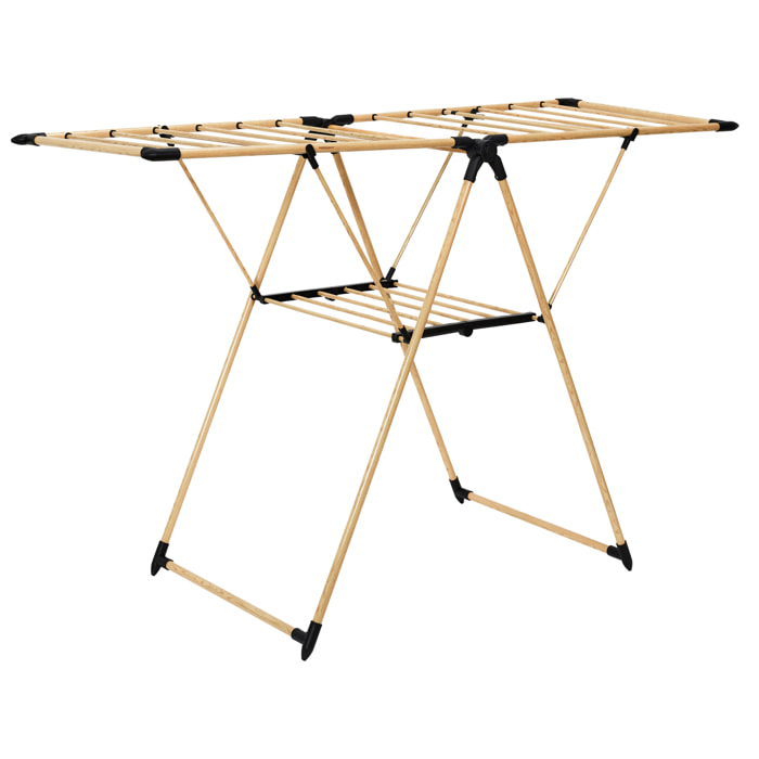 Etendoir A Linge Effet Bois 13m Etendage M4