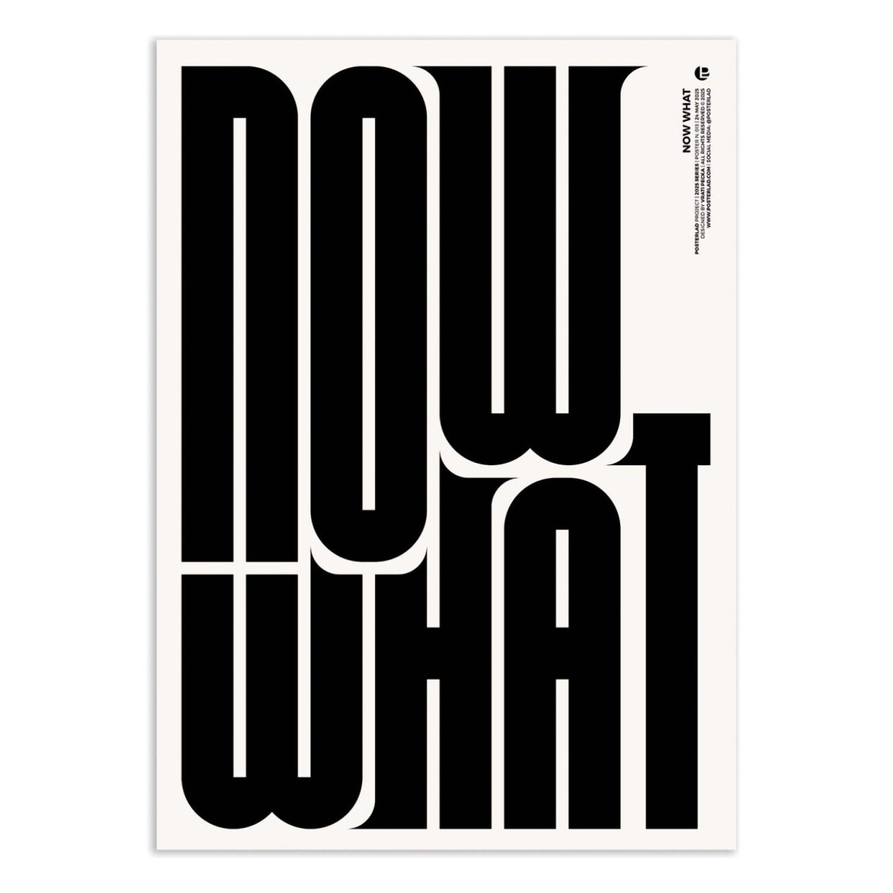Affiche - Now what - Posterlad