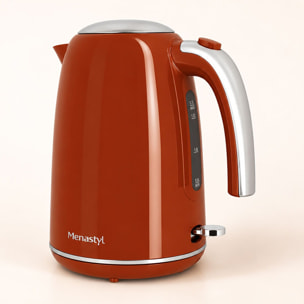 Bouilloire en acier inoxydable 1,7L brique RETRO