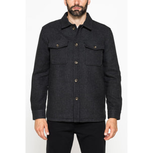 GIACCA CAMICIA IN TESSUTO PESANTE SFODERATO