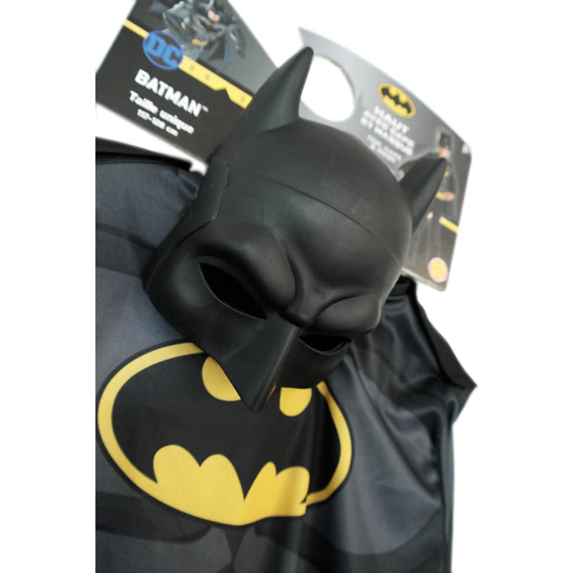 TOP Y MÁSCARA BATMAN NEGRO Y AMARILLO
