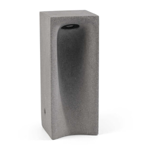 GROT 400 Lampada paletti muro grigio 3000K