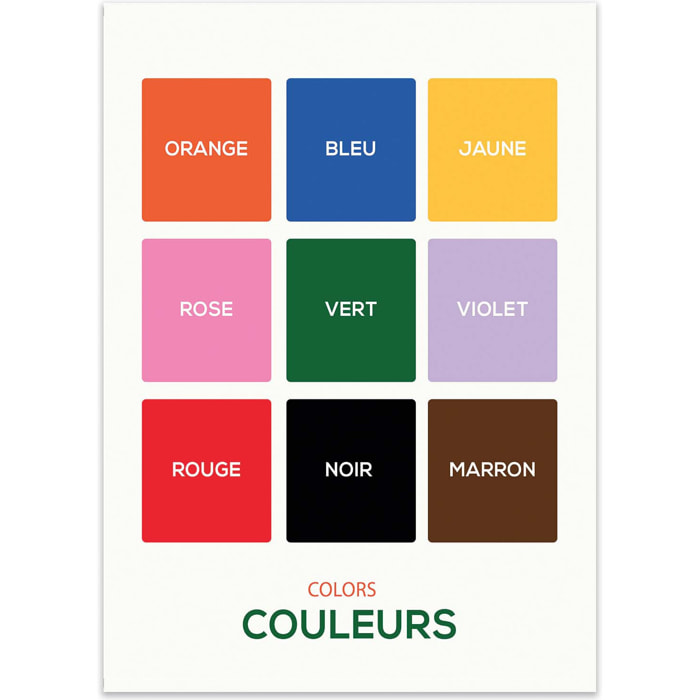 Affiche - Couleurs - Posuta