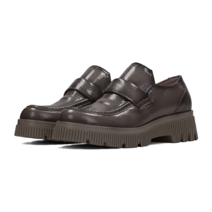Mocasin Megan Taupe 4 cm