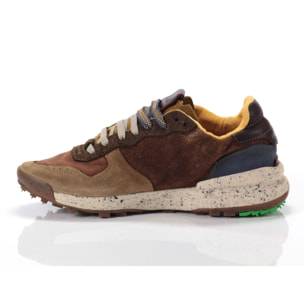 Sneakers Satorisan Chacrona Cuero Premium Marrone