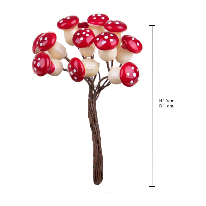 Funghetti - Pezzi 24 - 10xH10x1cm - Bianchi Dino SpA