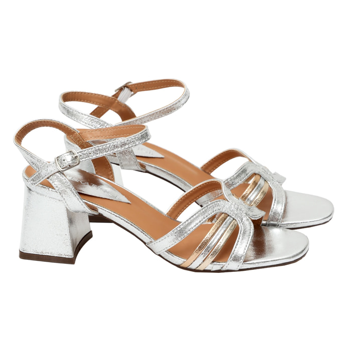 Sandali cinturino regolabile - tacco 7,5 cm