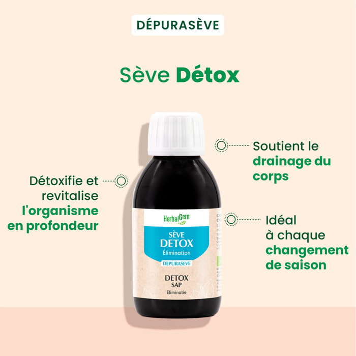 Herbalgem- Sève détox - Bio - 250 ml