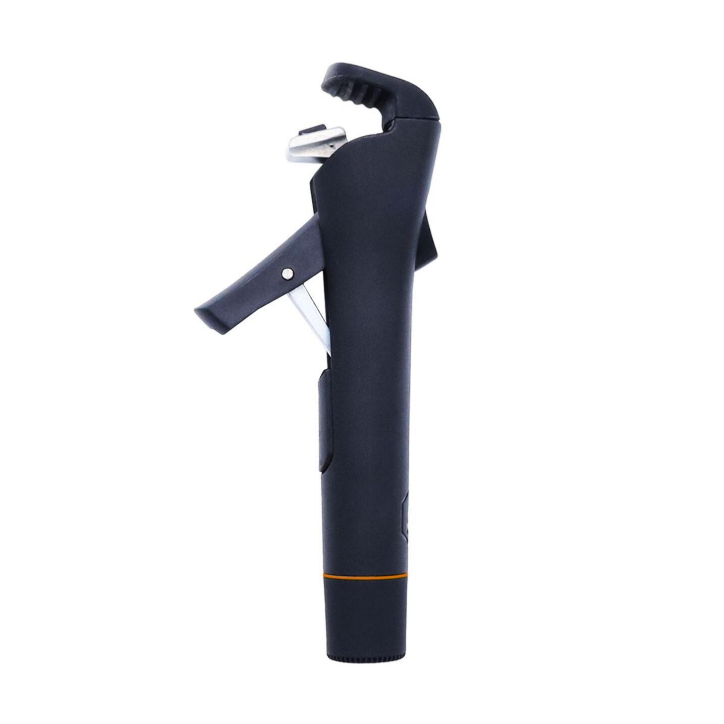 Poignée amovible noir orange spéciale aluminium - "Réactif"